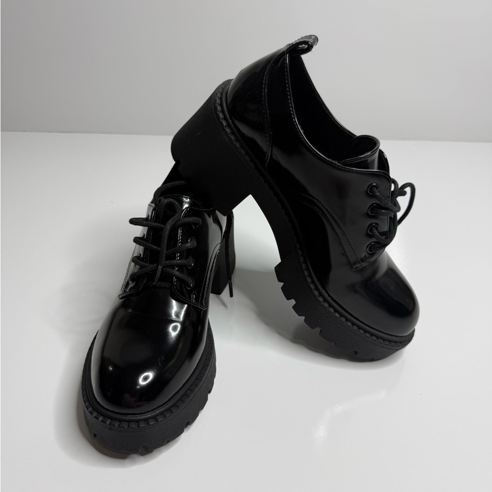 Madden Girl Black Platform Shoes